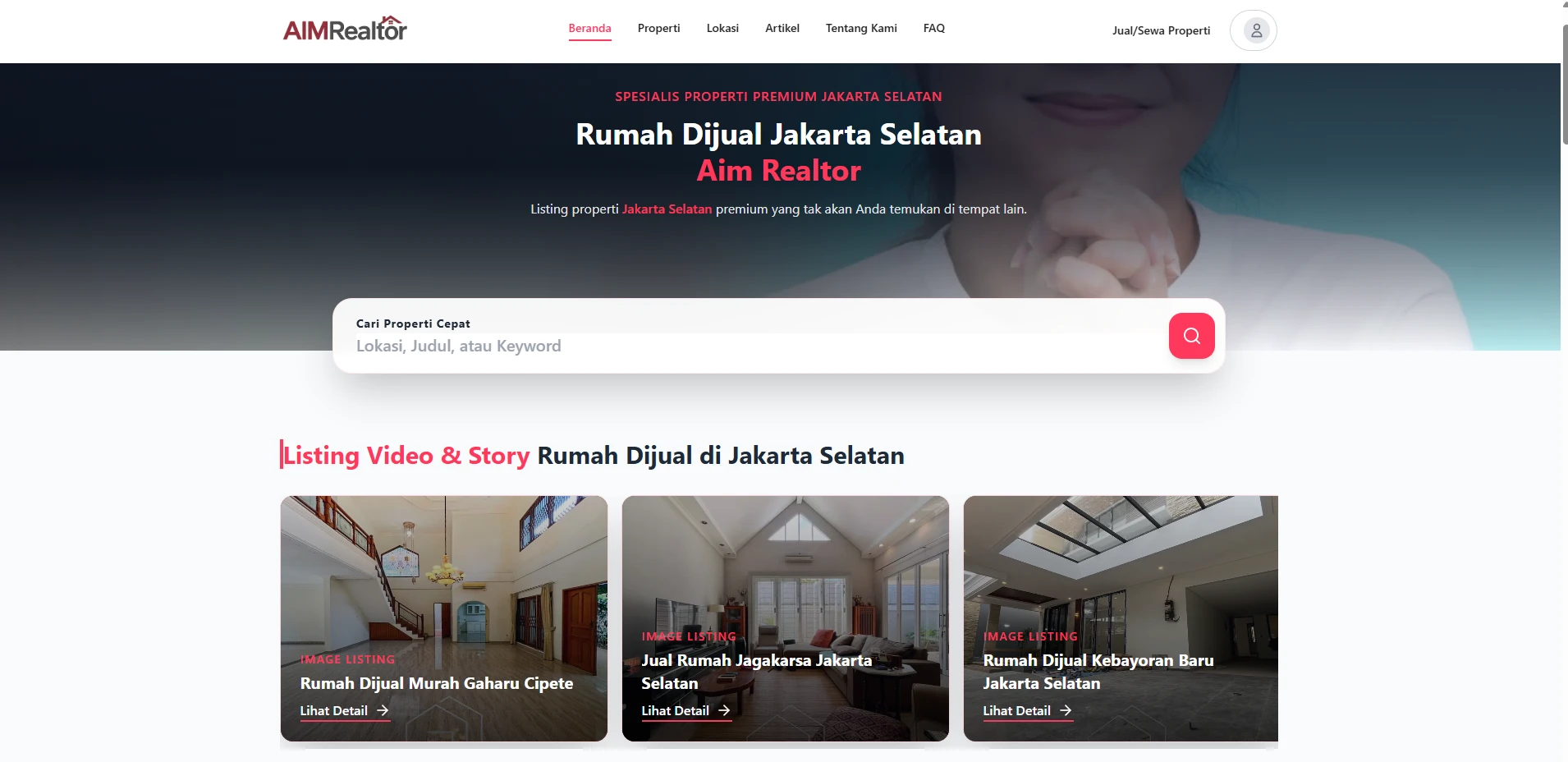 Mengoptimalkan Website Properti Anda Studi Kasus aimrealtor.id dalam Menaklukkan Pasar Rumah Mewah Jakarta Selatan